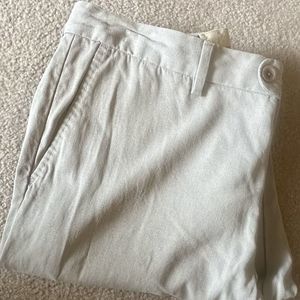 Sz 36x32 Tommy Bahama Pants Mens Beige 90% Silk 10% Cotton‎ Chinos Khakis Golf